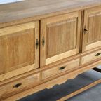Brutalist Dressoir | Eiken | Sideboard | Jaren 60 | Deens (2) thumbnail 6