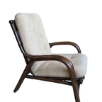 Vintage, Retro Fauteuil Van Manou, Rotan. Jaren '70 thumbnail 3