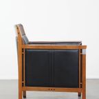 In Goede Staat Verkerende Zwarte Art Deco Schuitema Design Fauteuil Uit De Decoforma Serie thumbnail 4