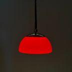 Space Age Hanglamp Van Cosack Leuchten In Rood thumbnail 12