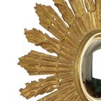 Grote Houten Zonnespiegel Sunburst Butler Xl Spiegel Goud 70Cm thumbnail 9