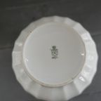 Vintage Wunsiedel Bavaria Porcelain Vaas Wit Goud thumbnail 2