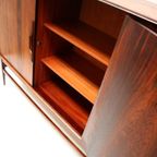 Hoge Kwaliteit Vintage Palissander Highboard / Hoog Dressoir Gemaakt In De Jaren ’60 thumbnail 6