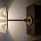Vintage Klassieke Geborstelde Messing Tafellamp thumbnail 5