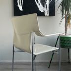 4 Vintage Leather Chairs For Fasem By Vegni & Gualtierotti thumbnail 13