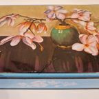 Vintage Van Melle Blik Magnolia Gemberpot Vintage Koektrommel thumbnail 8