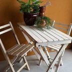 Bistro Set, Klaptafel En Klapstoelen, Tuin / Balkon Setje thumbnail 5