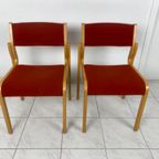 Set Van 4 Scandinavische Stoelen Kvist Denemarken thumbnail 11