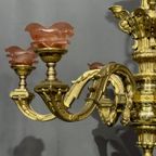 Mazarin Massief Bronzen Kroonluchter. thumbnail 7