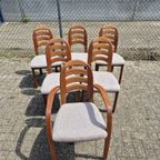 Set Van 6 Eetkamerstoelen - Holstebro Møbelfabrik Denemarken thumbnail 7