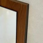 Jaren 70 Spiegel Vintage Wandspiegel Retro Teak Mirror thumbnail 4