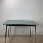 Vintage Formica Tafel Met Chromen Poten thumbnail 8