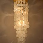 Capiz Schelpen Lamp Hanglamp Vintage 60’S Design Plafondlamp thumbnail 2