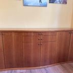 Maurice Villency Mid Century Danish Bowfront Sideboard thumbnail 13