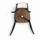 2 X Charme Dining Chair By Fasem Is A Slender, Yet Strong Masterpiece 1980s thumbnail 11