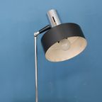 Prachtige Mid Century Tafellamp In Zwart En Chroom - Italie Jaren 60 - Design Bureaulamp thumbnail 4