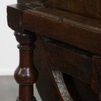 Waanzinnige En Unieke Vroeg 17e -eeuwse Antieke Klaptafel/bijzettafel Met Een Prachtig Patina thumbnail 14