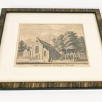 St. Janskerk En De Hoofdwacht - 1750 - Gravure Door Hendrik Spilman Uit 1744, Naar Jan De Beijer. thumbnail 2