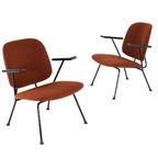 Gijs Van Der Sluis Fauteuil No 12 Vintage Opnieuw Gestoffeerd | 2 Stuks Op Voorraad thumbnail 12