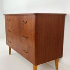 Scandinavisch Vintage Teak Fineren Ladekast Otta thumbnail 6