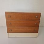 Vintage Ladekastje Commode Design Teak thumbnail 2