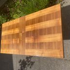Vintage Notenhouten Fineer Salontafel thumbnail 3