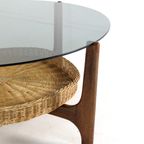 Ronde Vintage Salontafel Met Lectuurhouden 'hilla' thumbnail 7