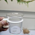 Vintage Theeglazen Bodum Denemarken Wit (Set Van Vier) thumbnail 6
