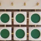 Pop Art Jaren 70 Garderobe Set Groen - Schoenenkast Met Kapstok thumbnail 8