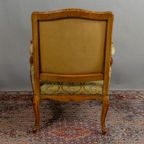 Antieke Louis Xv Fauteuil, Prachtige Conditie thumbnail 6