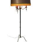 Vintage 'Gouden' Staanlamp Met Franjes thumbnail 9