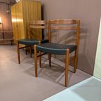 2X Vintage Design Eetkamerstoelen - Carl Ekström Voor Albin Johansson En Söner, Teak | 01275 thumbnail 12