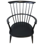 Vintage Stoel Spijlenstoel Fauteuil thumbnail 9