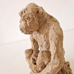 C Evers Vintage Beeld Aap Sculptuur thumbnail 13
