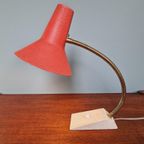 Vintage Gelede Metalen Bureaulamp, Jaren 60 thumbnail 17