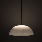 Pendellamp Messing En Glas 64289 thumbnail 2
