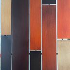 Unieke Spiegel. Deens Design Spiegel. Mid Century Stalen Spiegel. Zeldzame Spiegel thumbnail 7