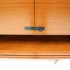 Groot Vintage Highboard Dressoir / Wandmeubel Van Teakhout Uit De Jaren ’60 thumbnail 12