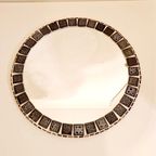 50's Vintage Ronde Spiegel Mozaique Jaren 50 Fifties thumbnail 2