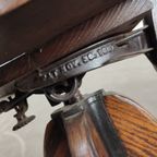 Antieke Engelse Bureaustoel thumbnail 10