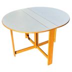 Vintage Ronde Scandinavische Opklapbare Eettafel Design thumbnail 2