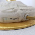 Vintage Giulia Mangani Bisque Porselein Tafellamp Regency 70 thumbnail 8