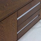 Dutch Minimalist Wenge Wooden Sideboard By Tijsseling 1970S thumbnail 12