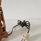 Vintage Lamp Lampenpootje Teakhout thumbnail 6