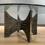 Brutalist Coffee Table, Casted With Aluminium thumbnail 7