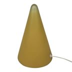 Sce France - Teepee Lamp - Glass Cone - Mustar Yellow, In Great Condition, Large Model (27Cm) thumbnail 5