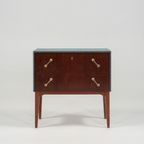 Mahogany-Teak Chest Of Drawers From The 1950S thumbnail 3