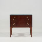 Mahogany-teak Chest Of Drawers From The 1950s thumbnail 3