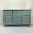 Restyle Dressoir & Messing Knop/Poot Groen Kast thumbnail 3