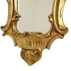 Klassieke Smalle Kuifspiegel Bladgoud Verguld Barok Stijl 72cm thumbnail 10